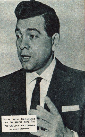 Mario Lanza's lomg-awaited tour has soured many fans